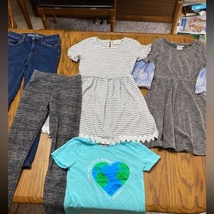 Girls clothes size 10 and 10/12, Set of 5 items